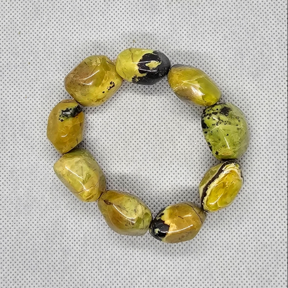 Genuine Chunky Turquoise Beaded Bracelet
